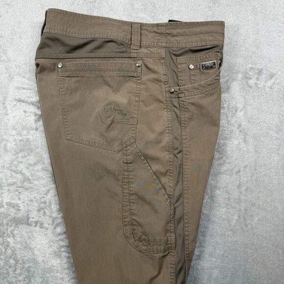 KUHL Radikl Pants Men’s 38x30 Tan Cargo Performance Hiking Outdoors Stretch - Picture 12 of 12